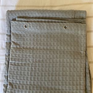 Waffle weave shower curtain NWOT